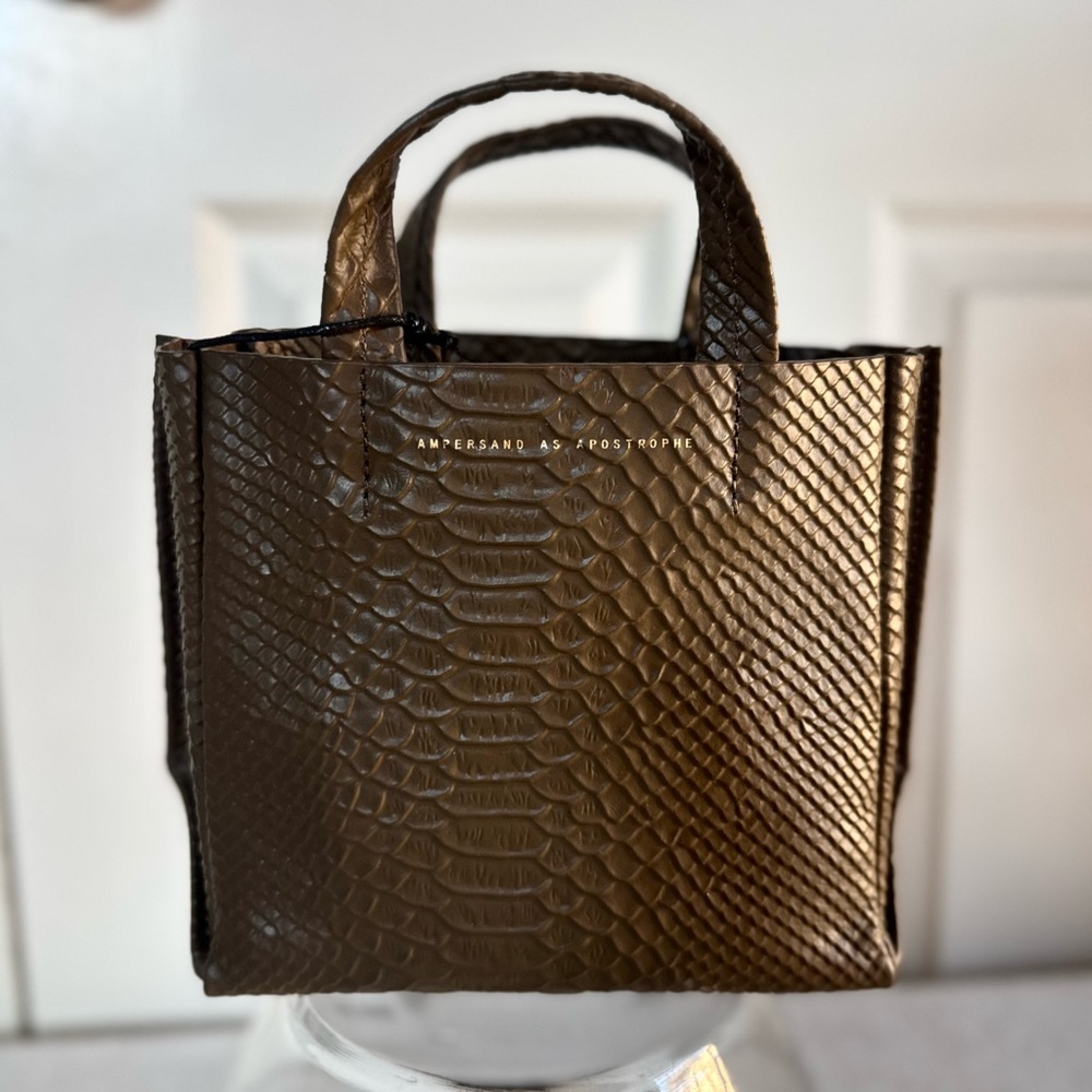 NWT Ampersand As Apostrophe Micro Tote – New Earth Python $473 MSRP (Rare) - Picture 2 of 13